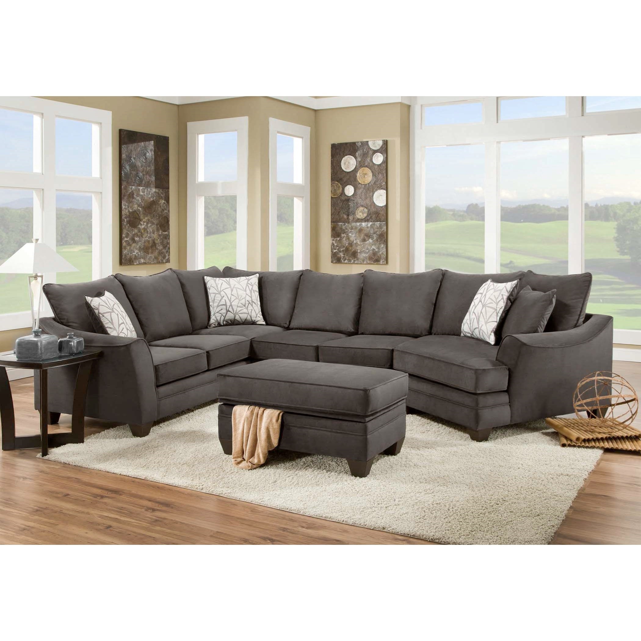 Peak Living 3810 3810+3822+38154040 Sectional Sofa that Seats 5 with